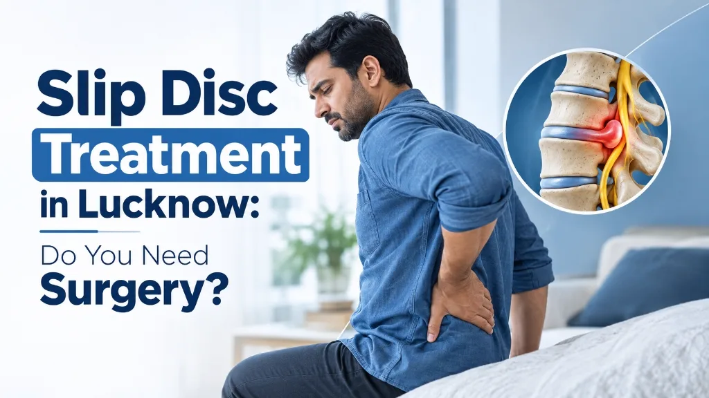 Slip Disc? Don't Book Surgery Yet: The 5-Minute Checklist Every Lucknow Patient Should Read First