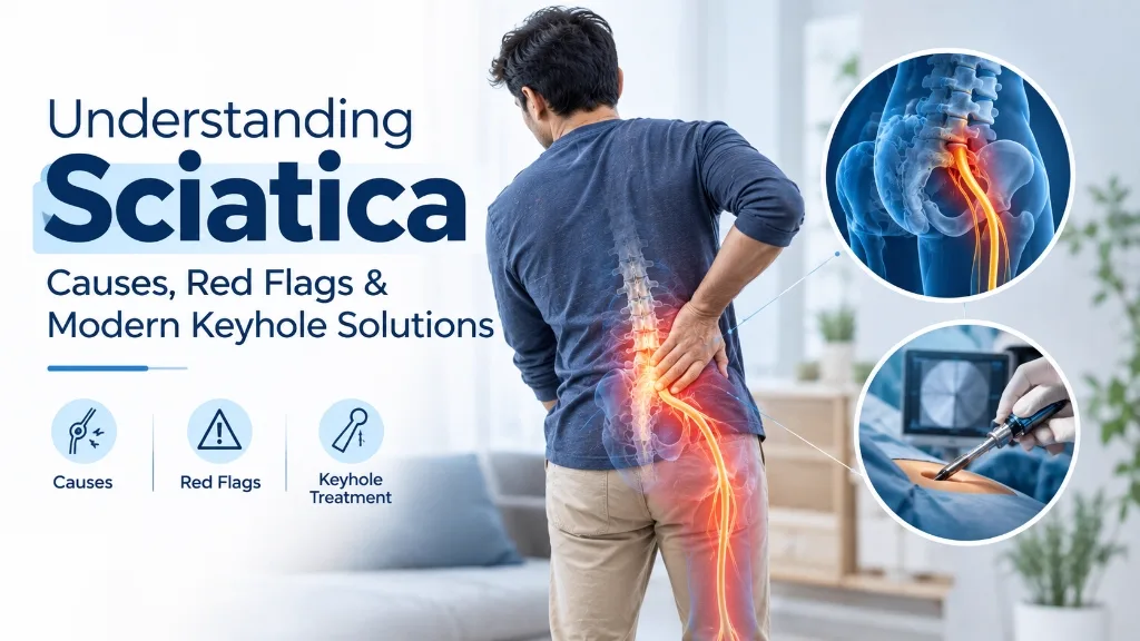 Understanding Sciatica: Causes, Red Flags, and Modern Keyhole Solutions